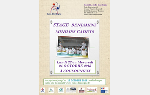 Stage Benjamins - Minimes - Cadets