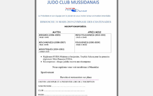 Tournoi Interclubs de Mussidan