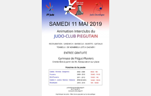 Animation Interclubs Judo Club Piegutain